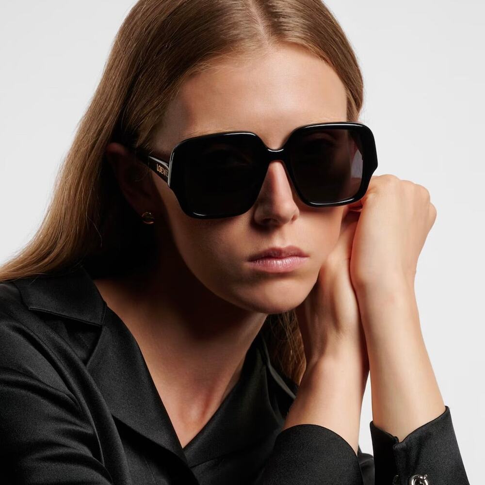 New LOEWE Sunglasses LW40134U 01A Authentic